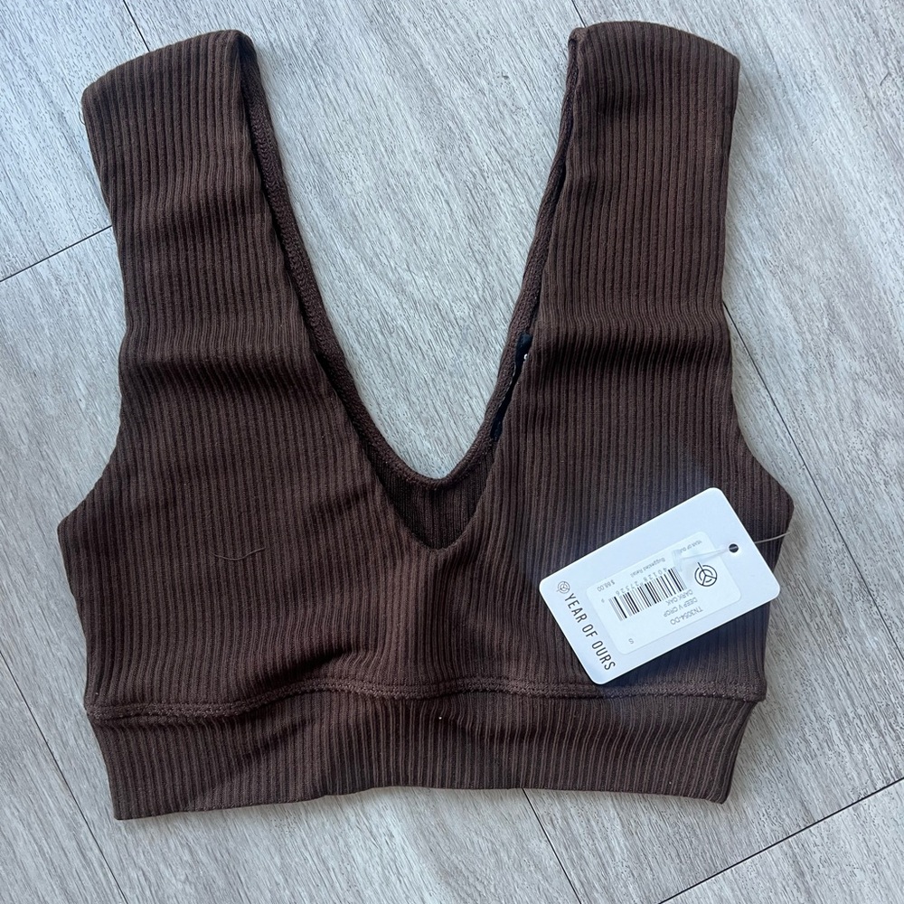 Year of Ours Deep V Crop